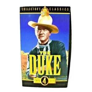 The Duke 4 Tape Box Set VHS, 2000 Collectors Classics John Wayne